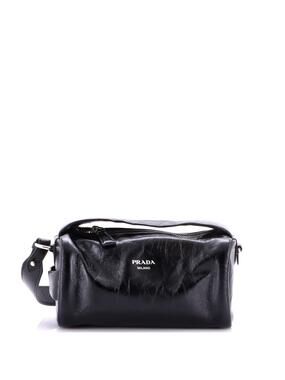 Prada Top Handle Shoulder Bag Calfskin #349665P22B